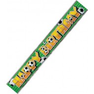 Happy Birthday Football Banner